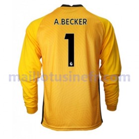 Maillot de Foot Liverpool Alisson Becker 1 Extérieur Gardien 2020-21 Manches Longues